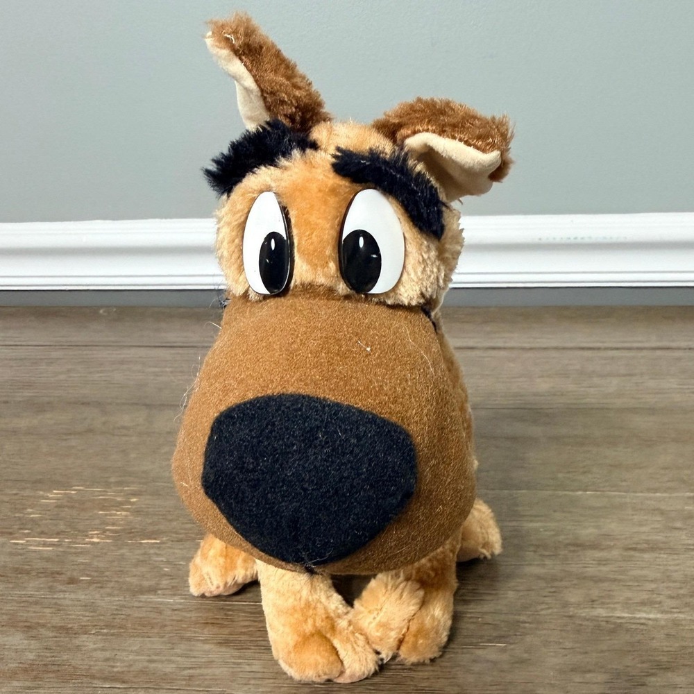 Vintage 1994 Ace Novelty Scooby-Doo Plush Stuffed Animal Dog Red Collar 11 inch